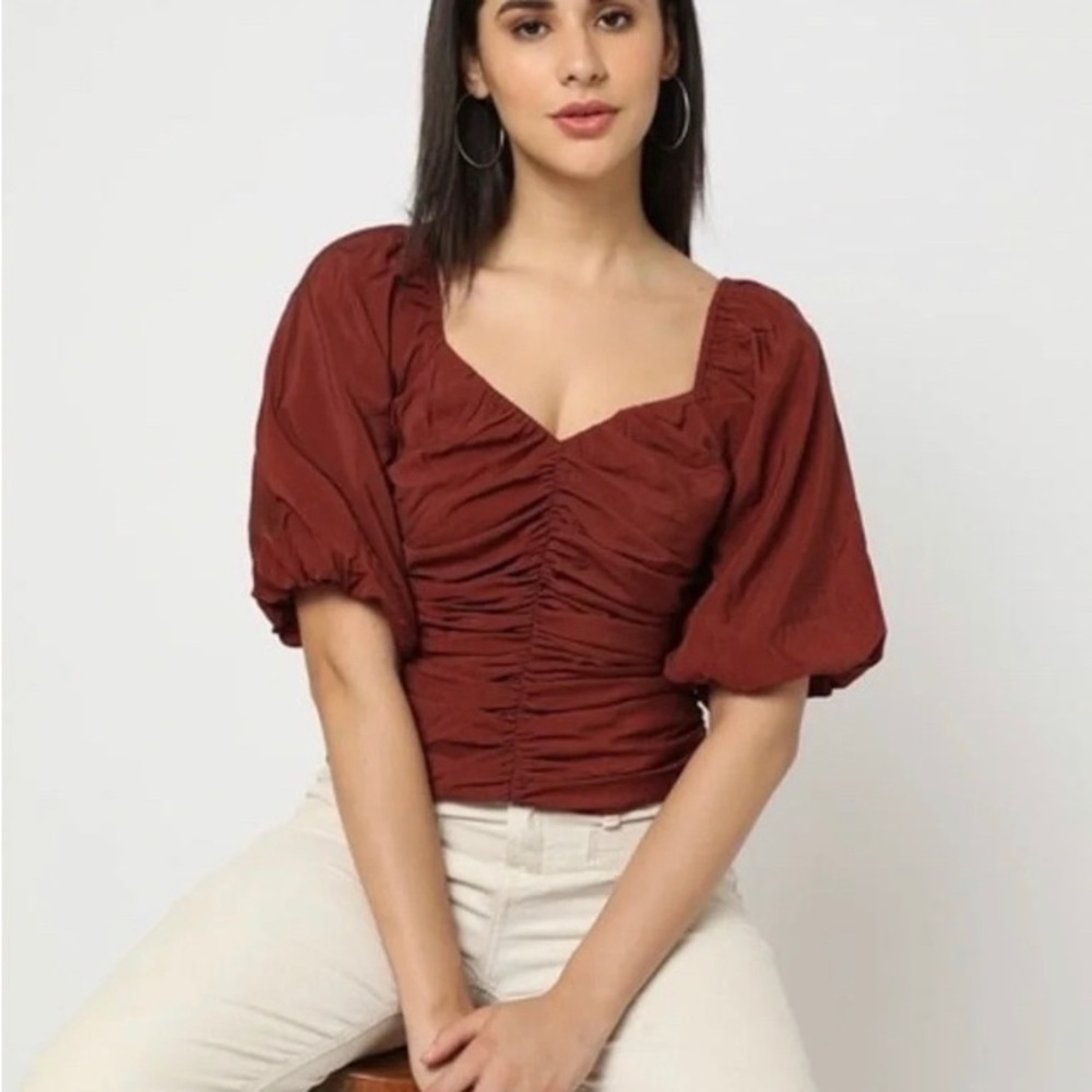 Elegant Ruched Top